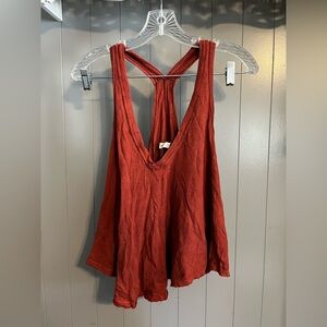 Free People Karri Swing Tank rust orange